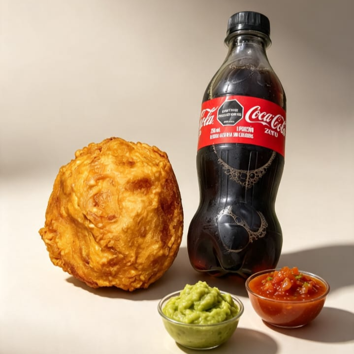 Papa Rellena + Gaseosa Mini