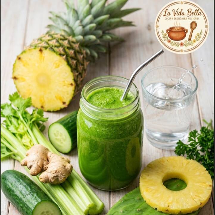 Jugo Natural Verde (500 Ml / a Base de Agua)