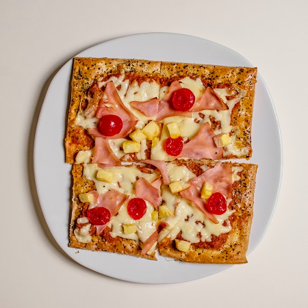 Pizza Hojaldre Hawaina