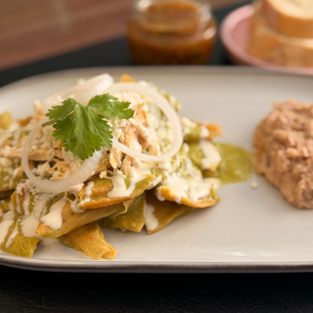 Chilaquiles Poblanos Cremosos