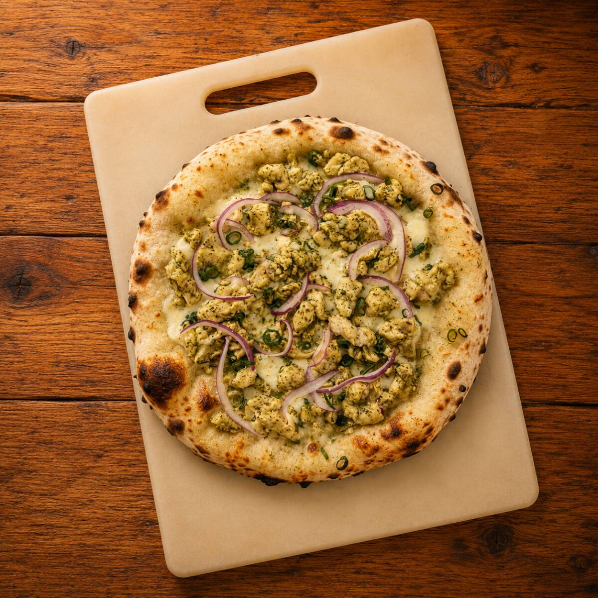 PIZZA DE PESTO