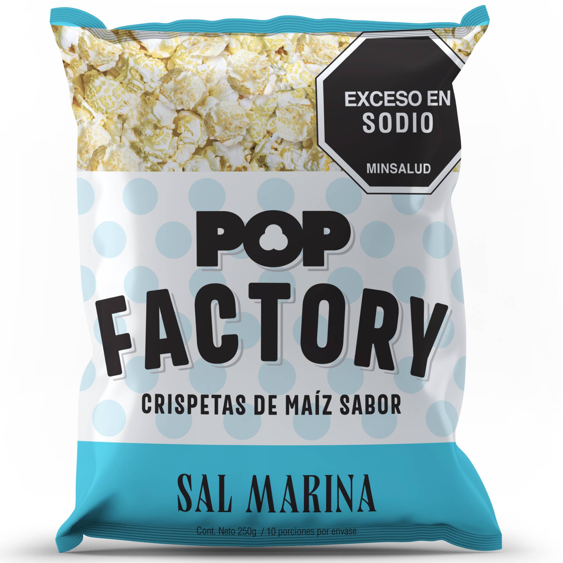Crispetas Sal Marina 250 Gramos