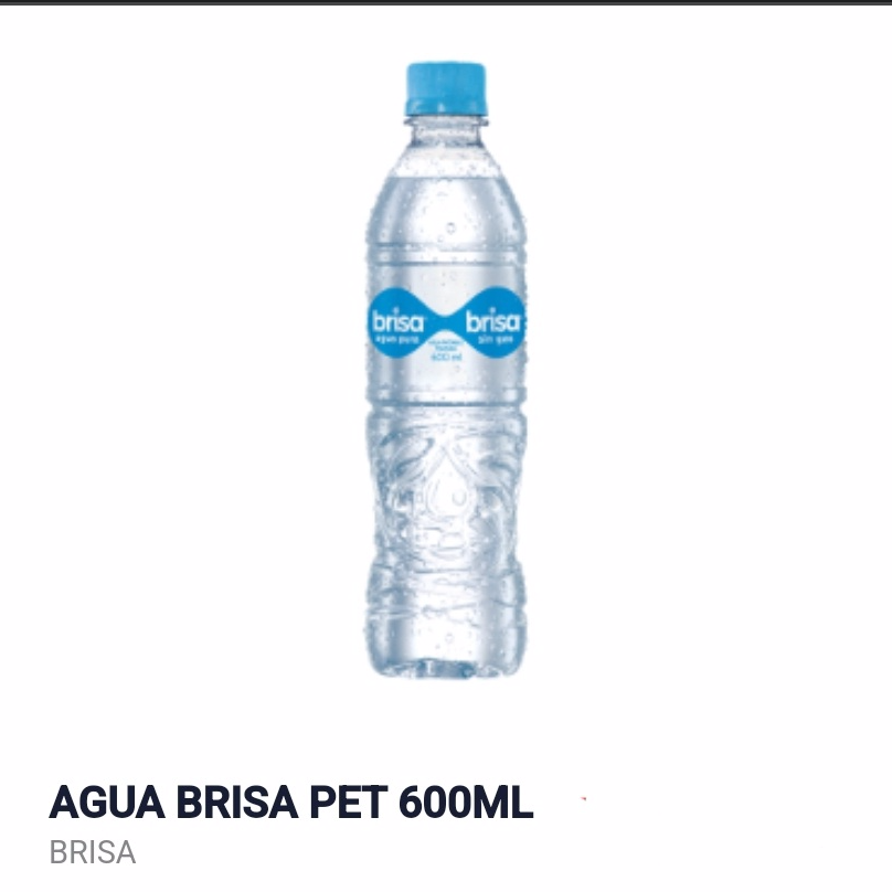 Agua  Brisa sin Gas 600 ml