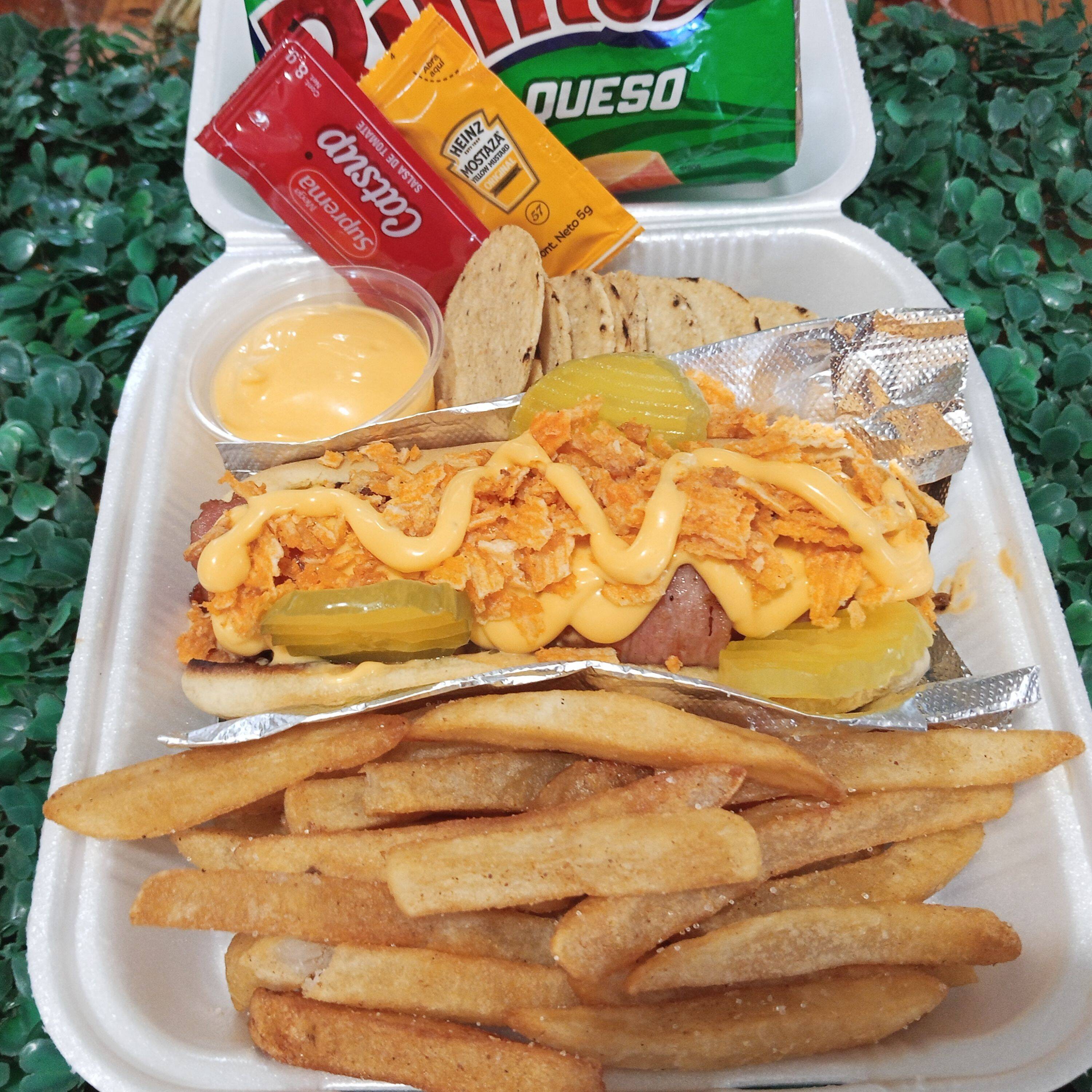 Hot Dog Queso Crunch