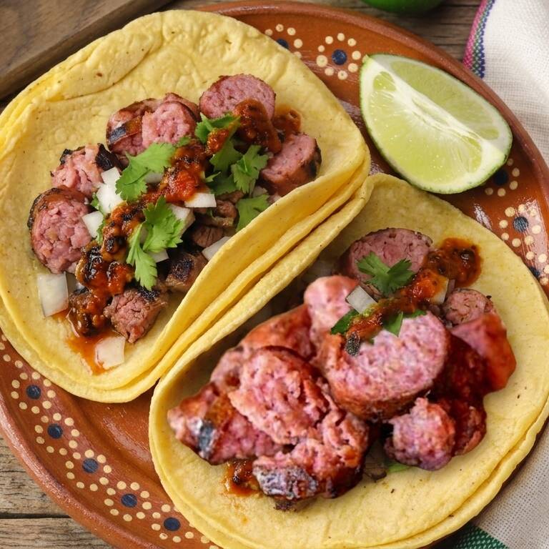 Orden de 2 Tacos de Chorizo Argentino