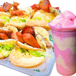 X Tudo: hambúrguer suculento, queijo derretido, bacon crocante, ovo dourado, salsicha, alface, tomate, milho, batata palha. Agora com Creme 500ml. Peça já essa delícia!