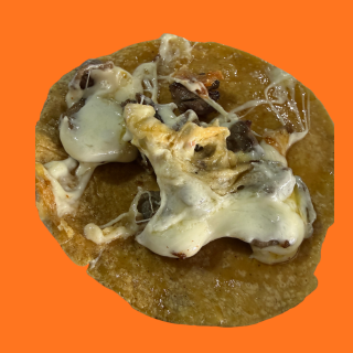Taco de Asada con Queso