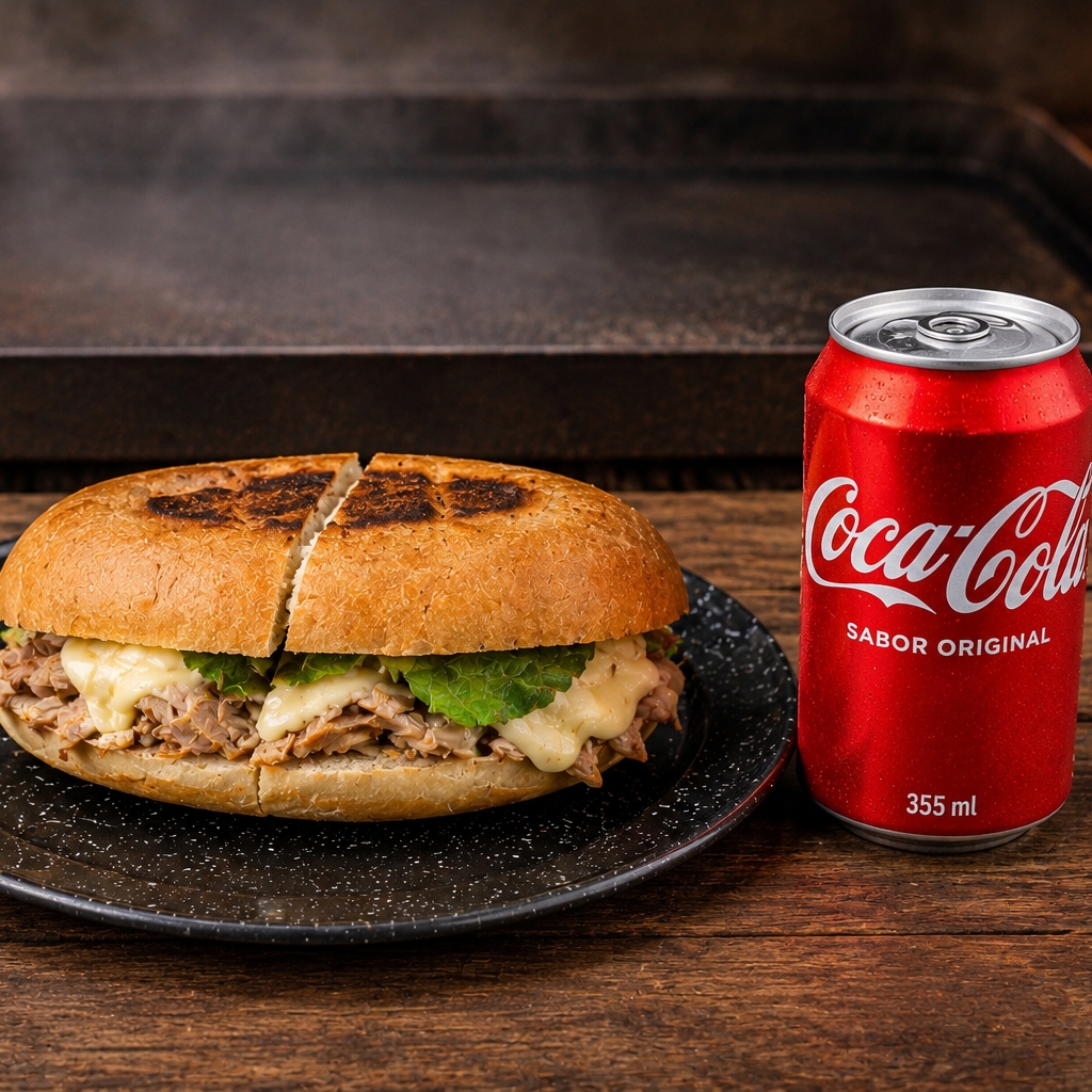 Torta de Chuleta + Refresco