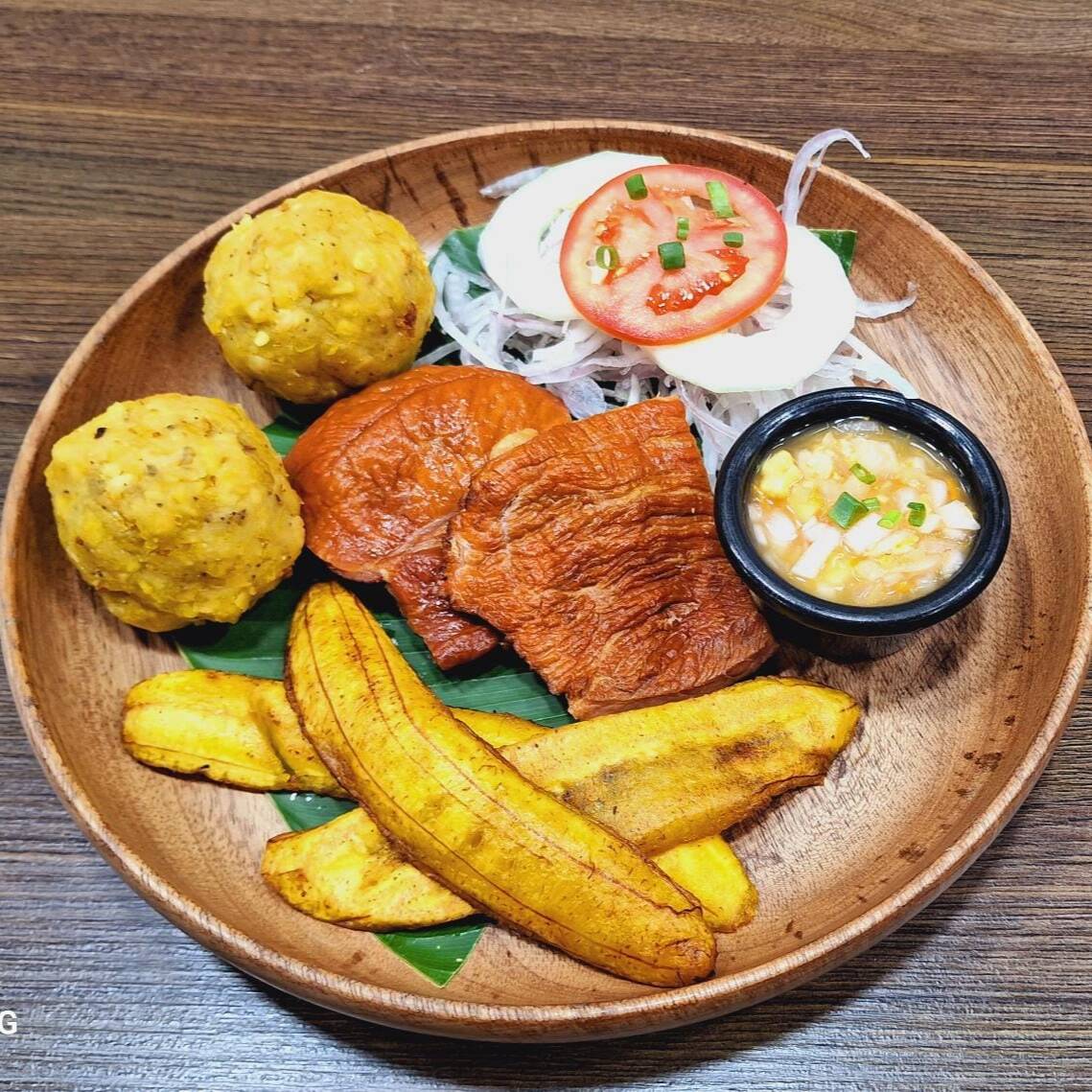 Tacacho con Cecina
