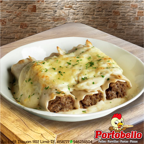 Canelones de Carne