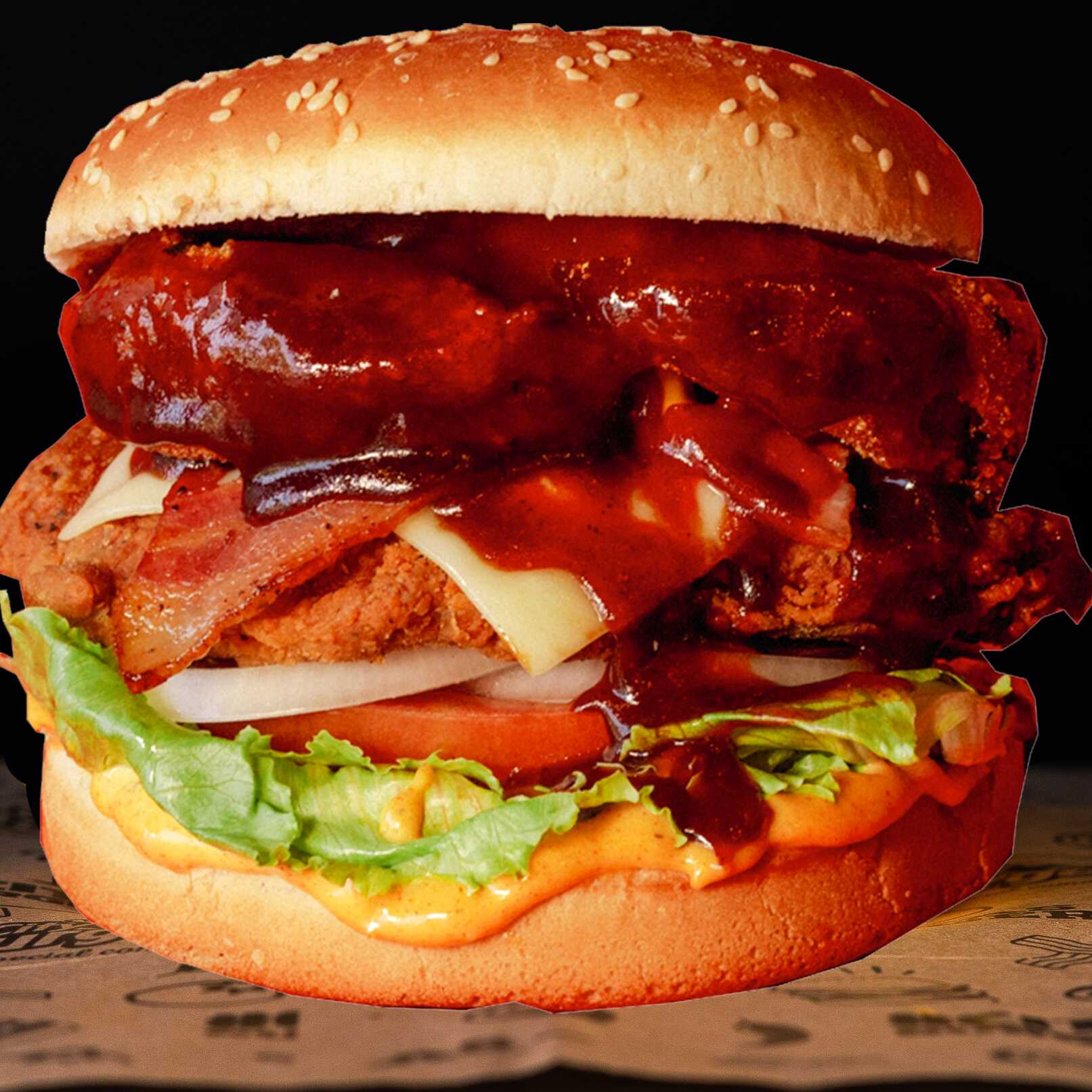 Hamburguesa BBQ de Pollo