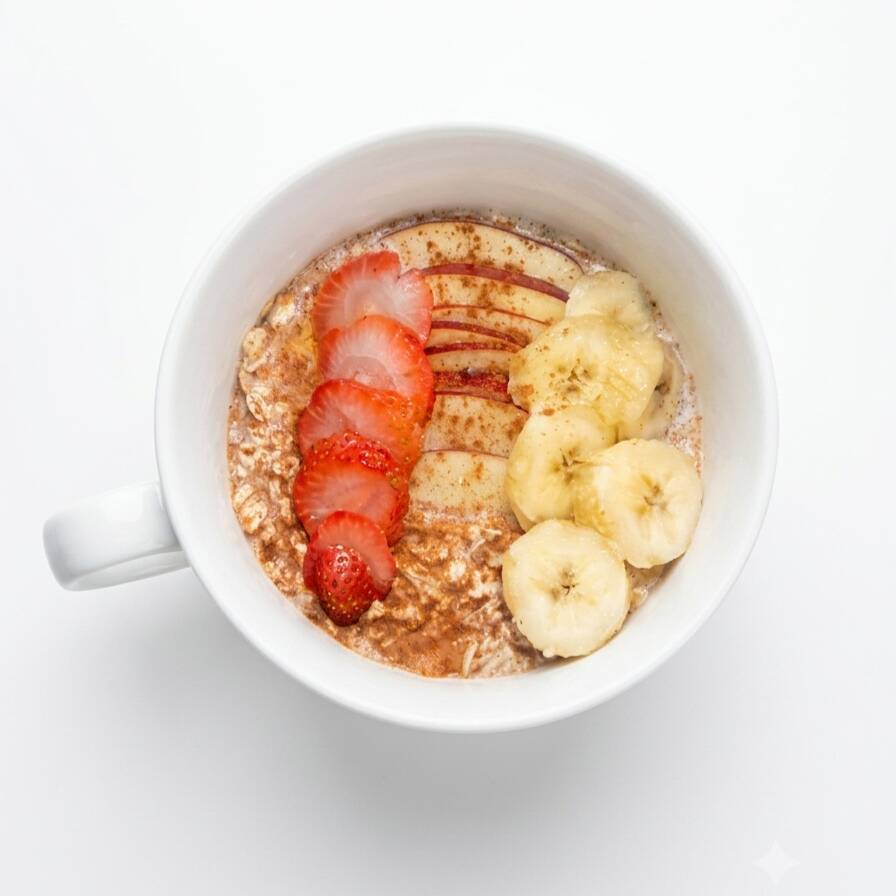 Avena con Fruta Fresca