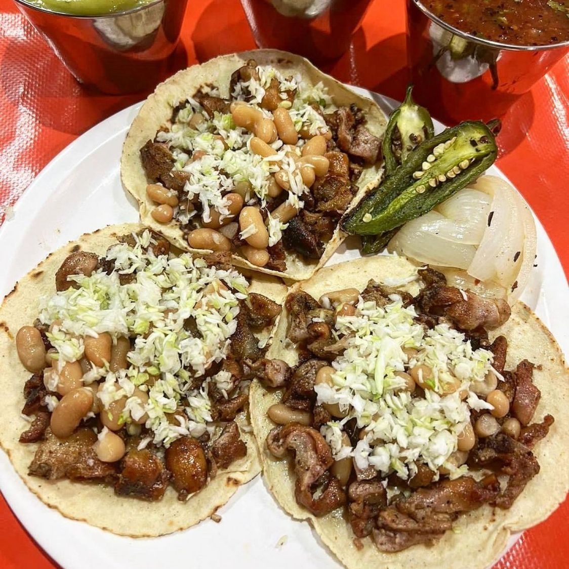 Taco de Maíz con Tripa