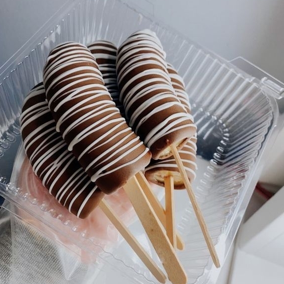 Plátanos con chocolate 🍌🍫