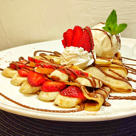Crepe Nutella, Fresa, Banano