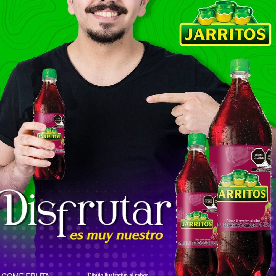 Jarrito Sabor Uva 355 ml