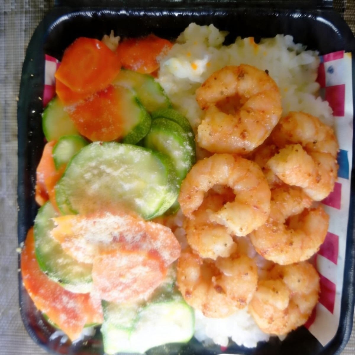 Arroz Frito con Camarón a la Plancha