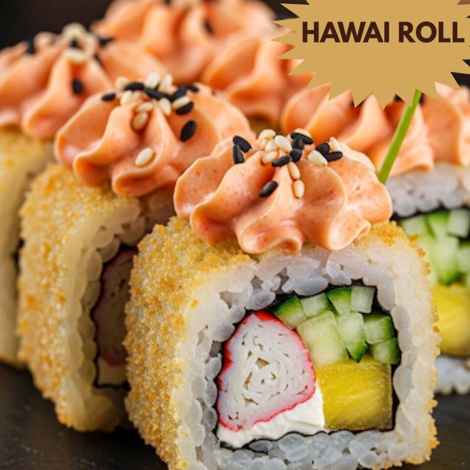Hawai Roll 🍍🧀🥒🦀