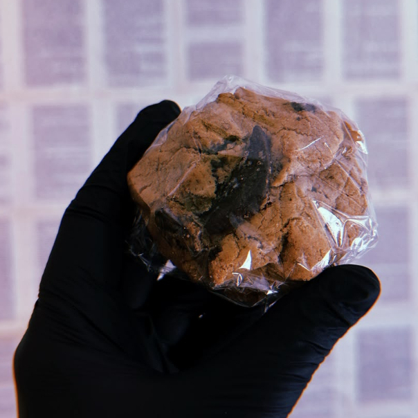 Cookie com massa a base de café espresso.