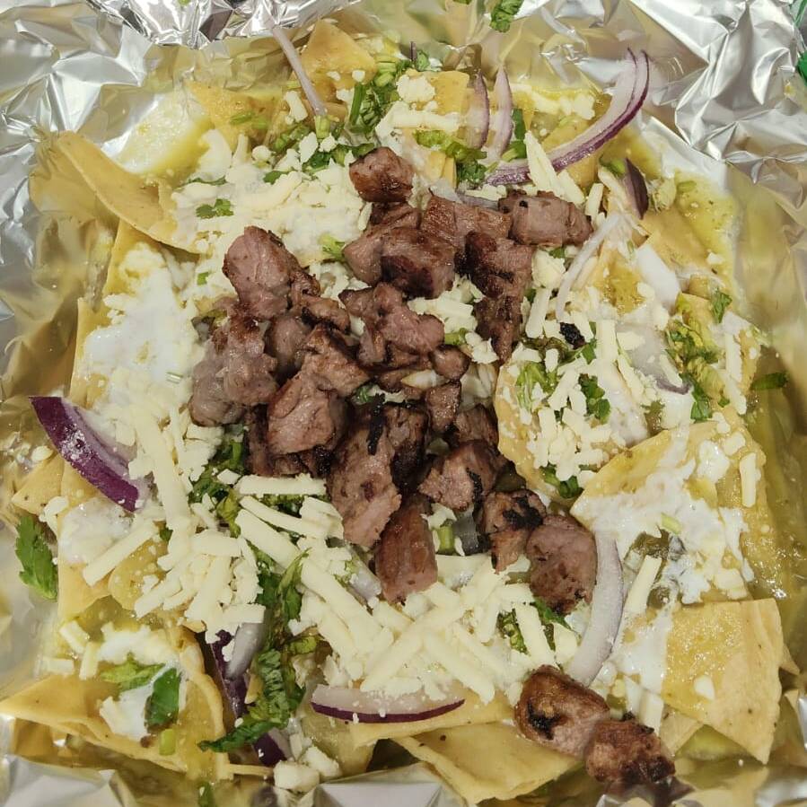 Chilaquiles Arrachera