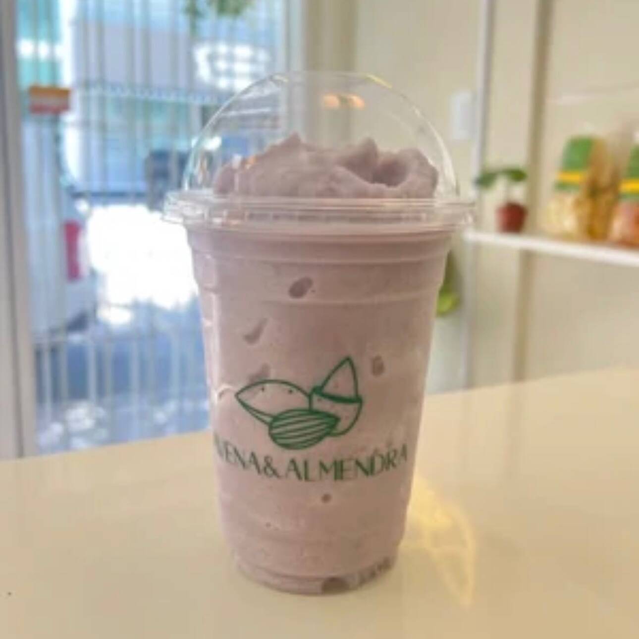 Frappé Taro 16 Oz Sin Azúcar