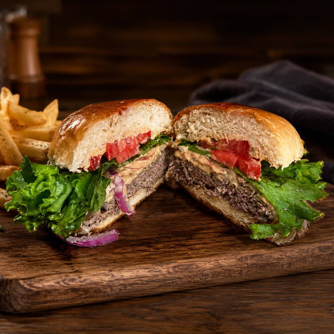 BURGER CON QUESO