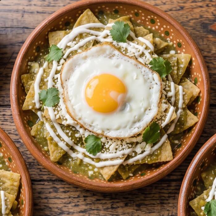 Chilaquiles con Huevo