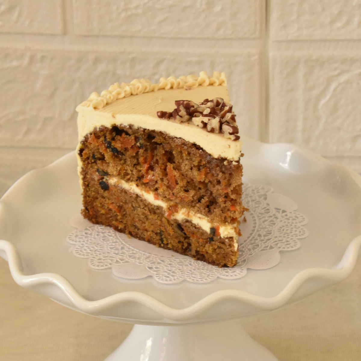 Pastel de Zanahoria Artesanal con Nuez