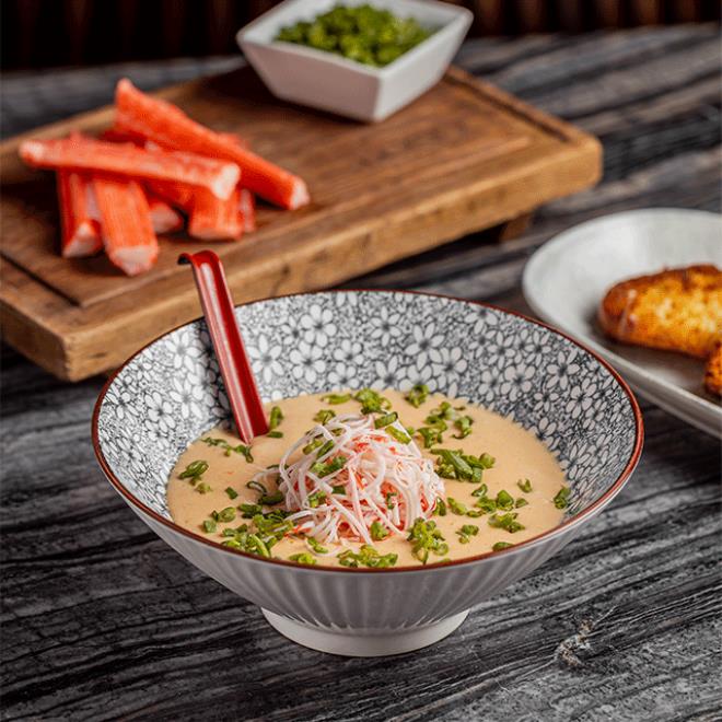 CREMA DE CANGREJO AL CURRY