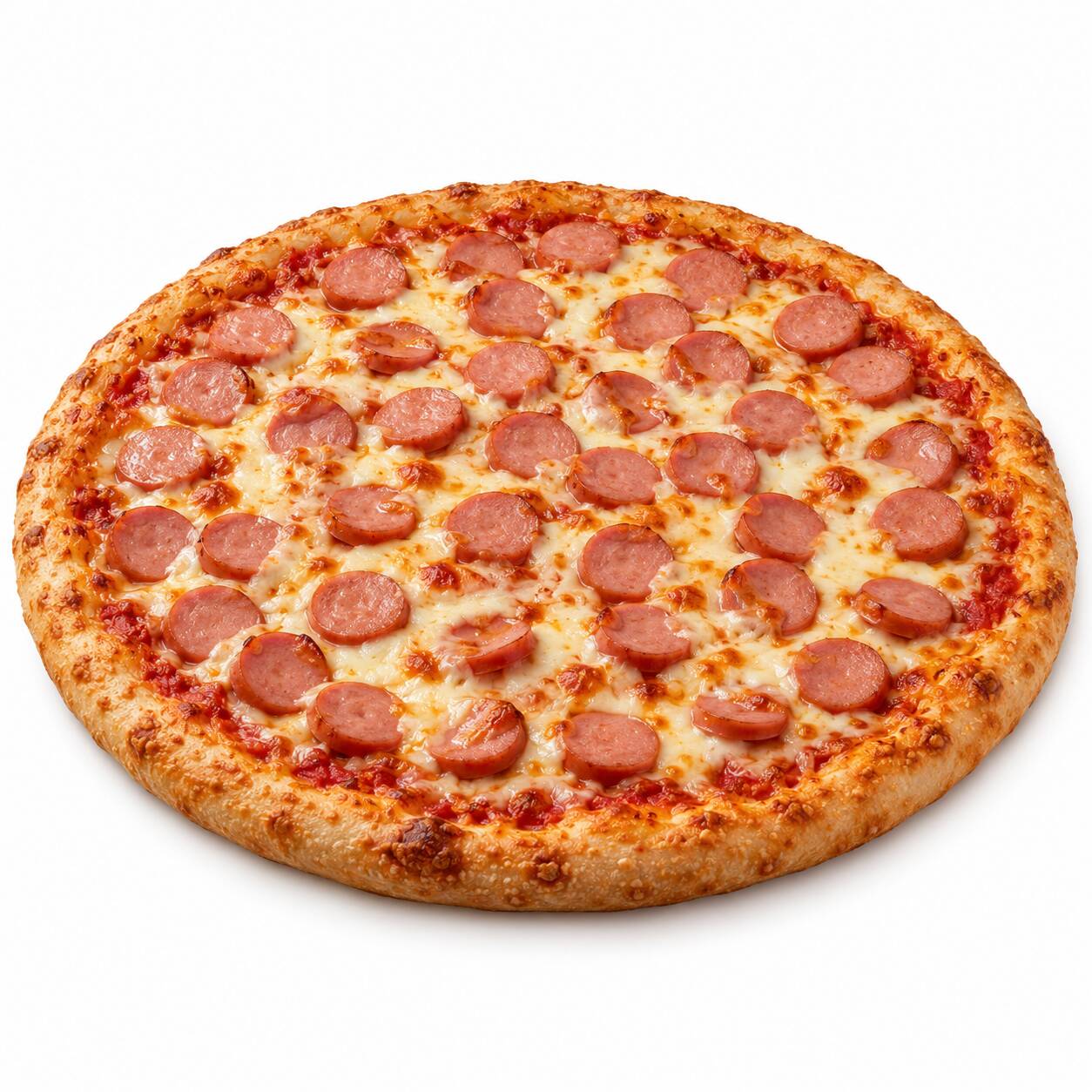 Pizza de Salchicha 14”