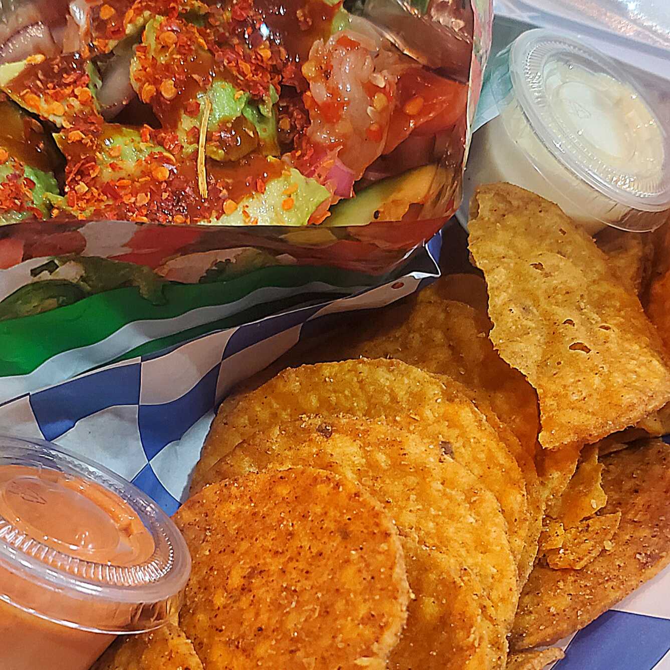 Tostiaguachile Camaron (Tostitos Verdes)
