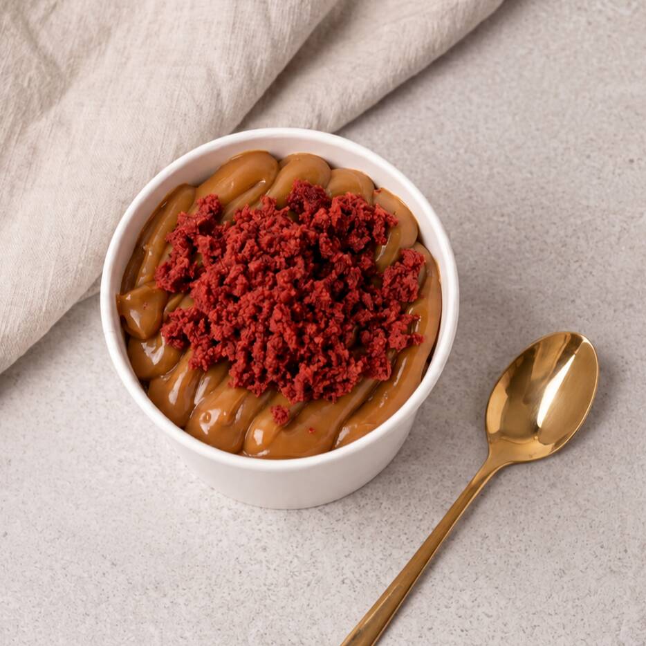 Red Velvet con Manjar Blanco 8 Oz