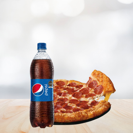 Combo Pizza C/ Borde Queso