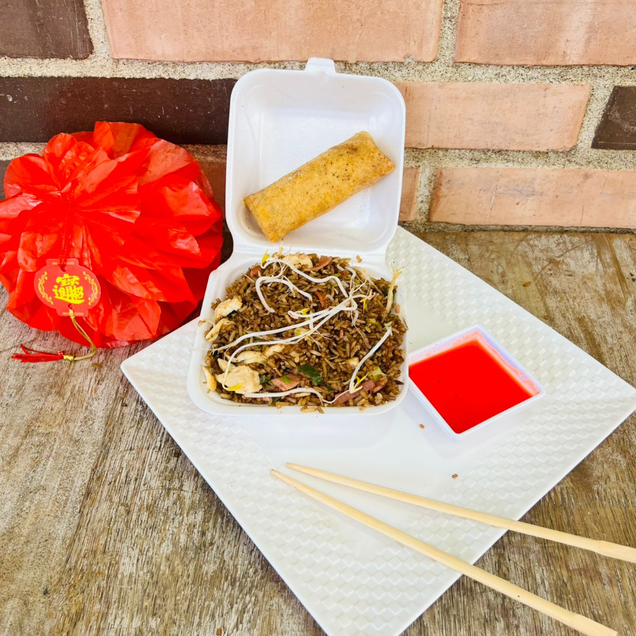 Combo 1  - Plato de Arroz + Una Lumpia