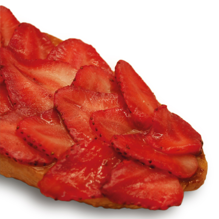 Mollete Con Fresa Natural 1pza