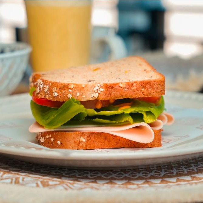 Sandwich de Jamon de Pechuga de Pavo