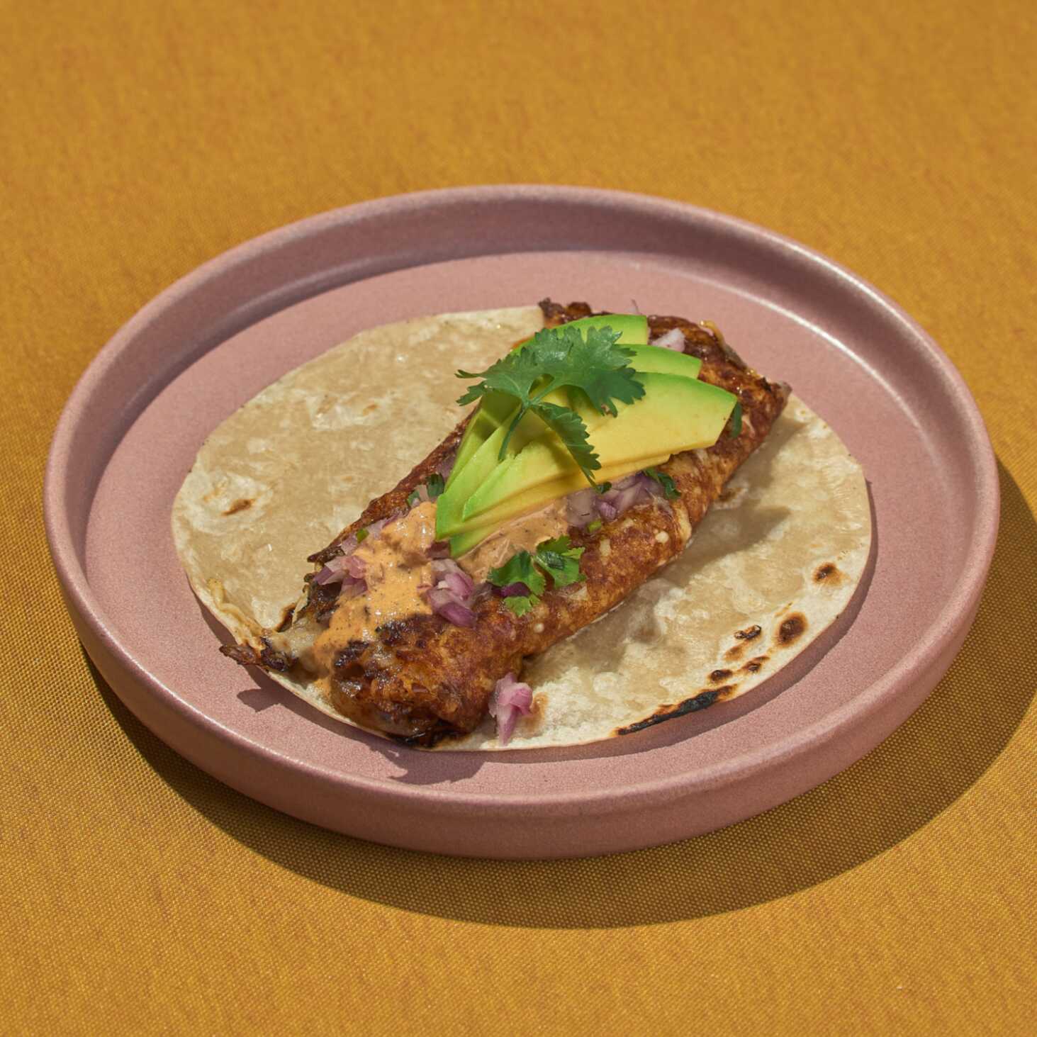 Taco Encostrado de Camarón