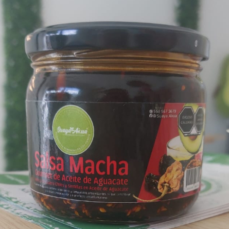 Salsa Macha Gourmet de Aceite de Aguacate 420 Gr