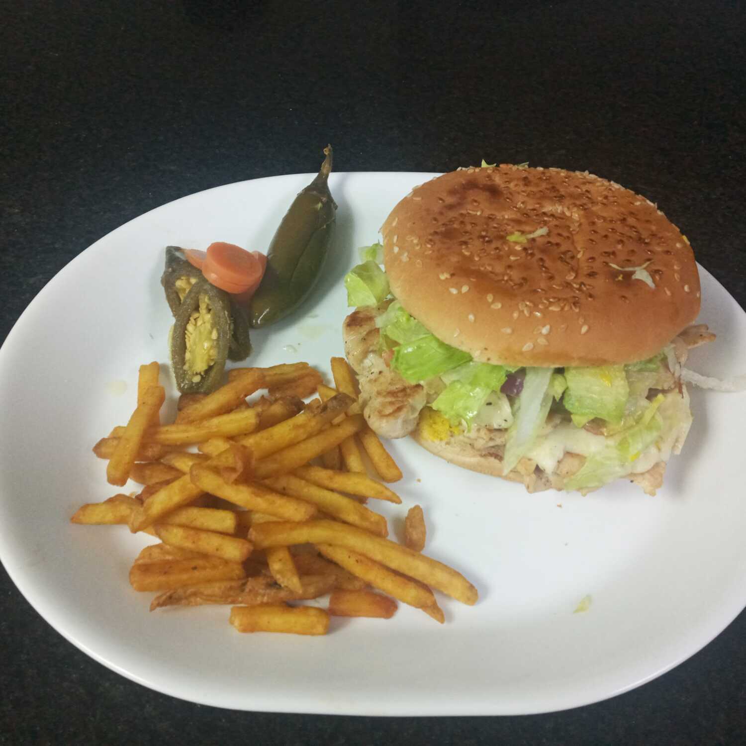 Hamburguesa de pollo