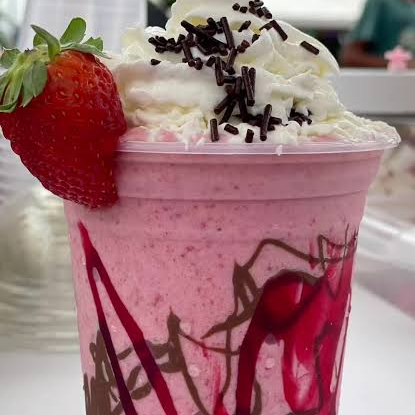 Malteada de Fresa