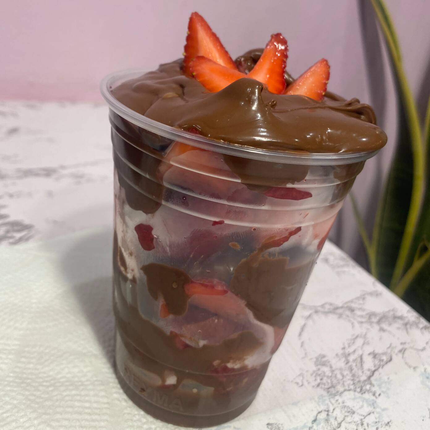 Fresas con chocolate (1/2 litro)🍓