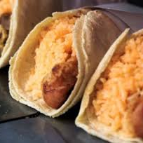 Tacos de Torta de Carne de Pollo o Papa