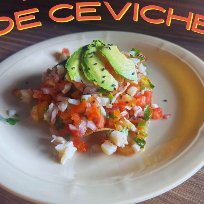 Tostada de Ceviche Pescado