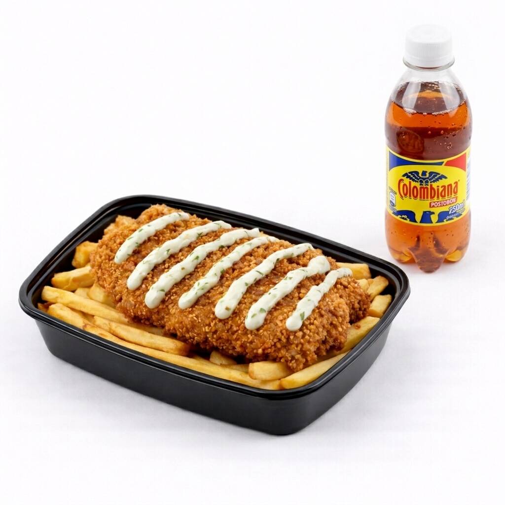 Churrasco de Pollo Empanizado