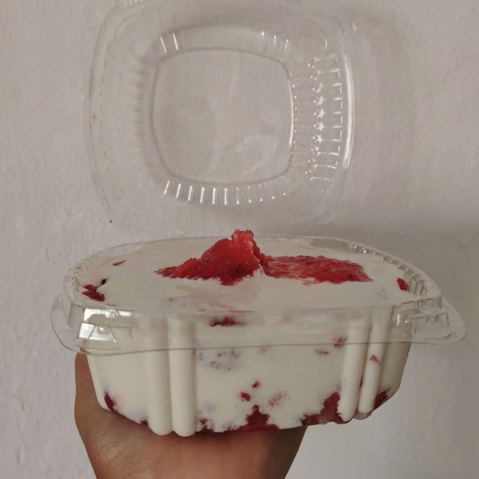 Charolas de Fresas Congeladas Crema Tradicional