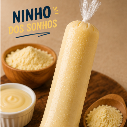 CREMOSO, DELICADO E COM AQUELE SABOR IRRESISTIVEL DE LEITE NINHO.