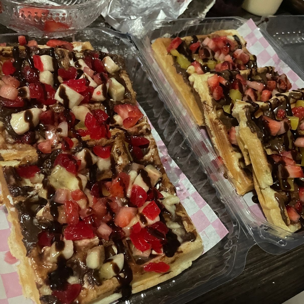 Waffles Frutales