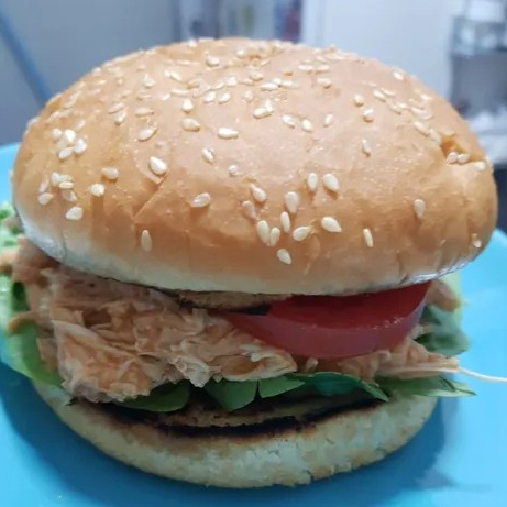 Hamburguesa Pollo Mechado