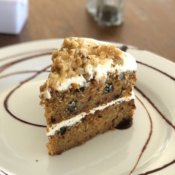 Pastel de Zanahoria Rebanada