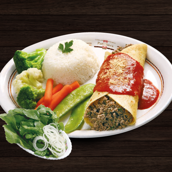 Arroz, Legumes e Salada de Rúcula